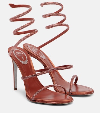 Cleo 105 embellished satin sandals | Rene Caovilla