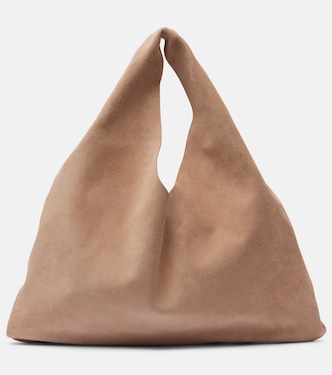 Bindle Small suede tote bag | The Row