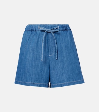 Horsebit denim shorts | Gucci