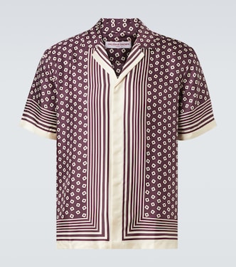 Maitan printed silk shirt | Orlebar Brown