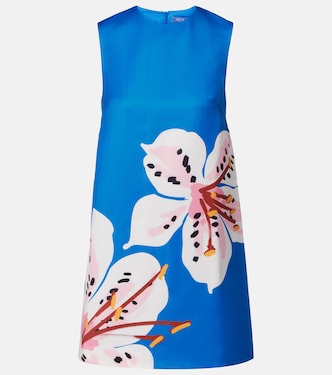 Yvonne floral satin minidress | Leo Lin
