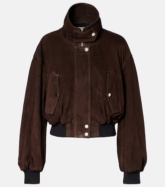 Briar suede bomber jacket | Nour Hammour
