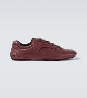Montecarlo Re-Edition 2005 leather sneakers | Prada