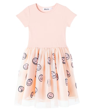 Cyrusila jersey and tulle dress | Molo