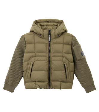 Piumino Lens in maglia a coste | C.P. Company Kids