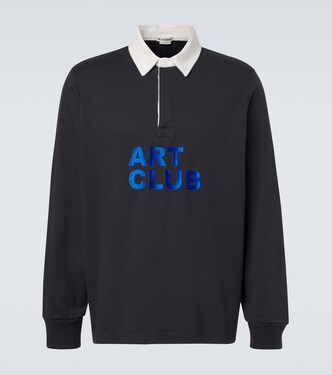 Art Club cotton jersey polo shirt | JW Anderson