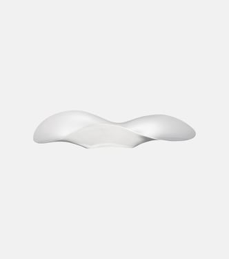 Indulgence stainless silver decorative tray by Helle Damkjær | Georg Jensen