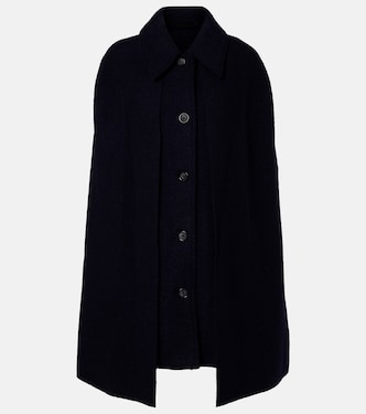 Cape en laine bouclée | Toteme
