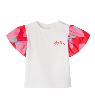 Baby - Top in cotone con volant | Stella McCartney Kids