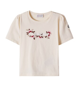 Logo cotton jersey T-shirt | Moncler Enfant