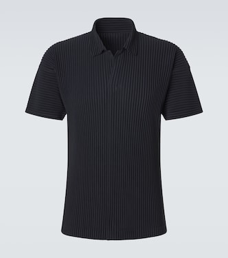 Basics pleated polo shirt | Homme Plissé Issey Miyake