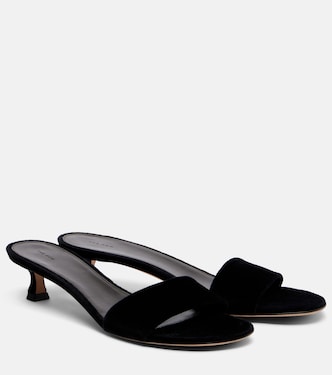 Combo leather slides | The Row