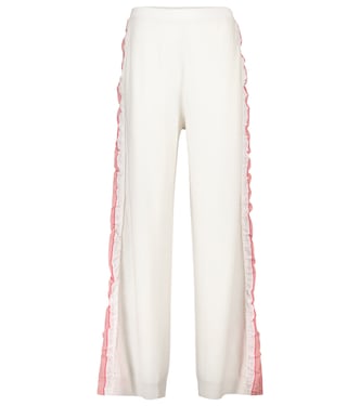 Monogram virgin wool sweatpants | Stella McCartney