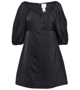 Off-Shoulder-Minikleid aus Satin | Patou