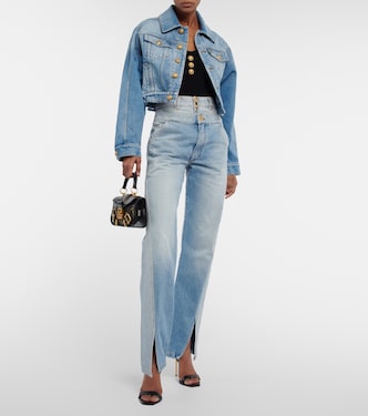 Veste raccourcie en jean | Balmain