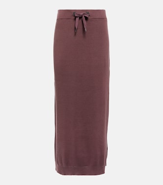 Falda midi de algodón | Brunello Cucinelli