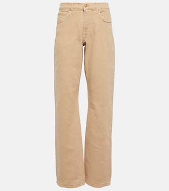 Pantalones Tess de algodón de tiro alto | 7 For All Mankind