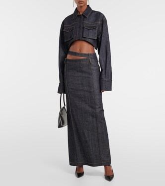 Maxirock Ararat aus Denim | The Mannei