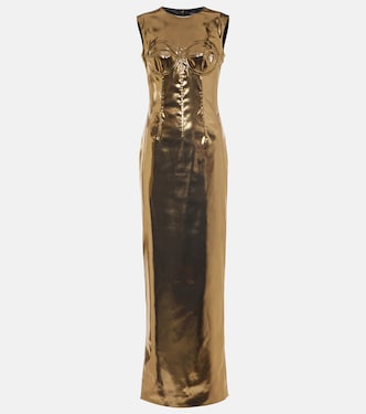 Maxikleid aus Satin | Dolce&Gabbana