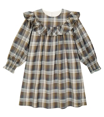 Emma checked cotton dress | C'era Una Volta