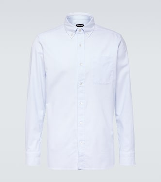 Camisa de popelín de algodón a rayas | Tom Ford