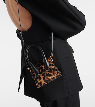 Le Chiquito leopard-print calf hair tote bag | Jacquemus