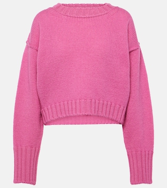Jersey cropped Kryptona de lana | Acne Studios