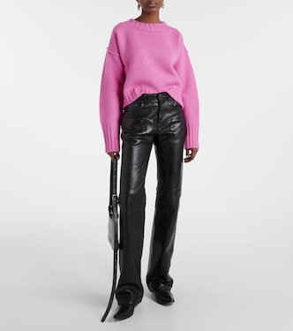 Jersey cropped Kryptona de lana | Acne Studios