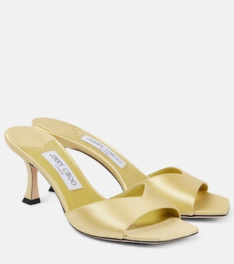 Skye 70 satin mules | Jimmy Choo