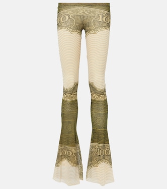 Printed flared pants | Jean Paul Gaultier