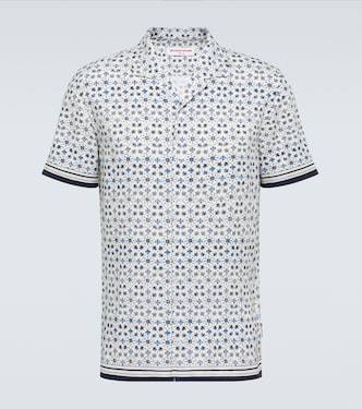Camicia bowling Hibbert con stampa | Orlebar Brown
