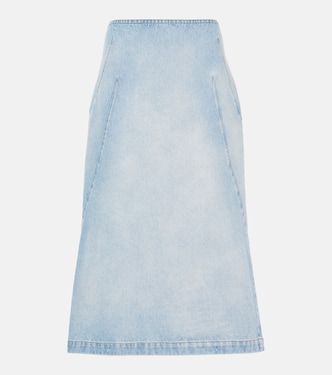 Jupe midi en jean | Dries Van Noten