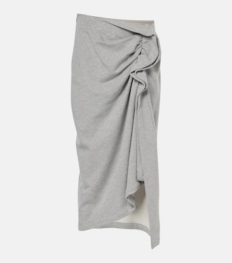 Gonna midi in jersey di cotone | Dries Van Noten