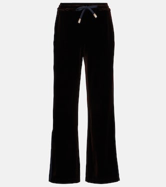 Castillon Roma velvet track pants | The Upside