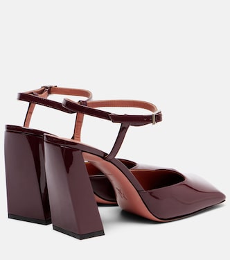 Charlotte 95 patent leather pumps | Amina Muaddi