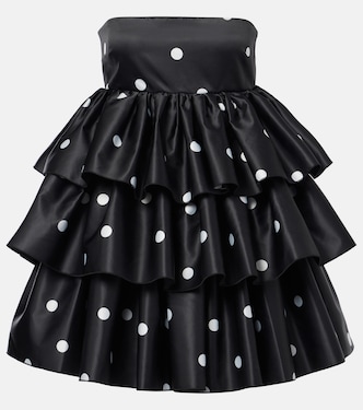 Ruffled satin minidress | Rotate