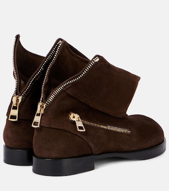 Suede biker boots | JW Anderson