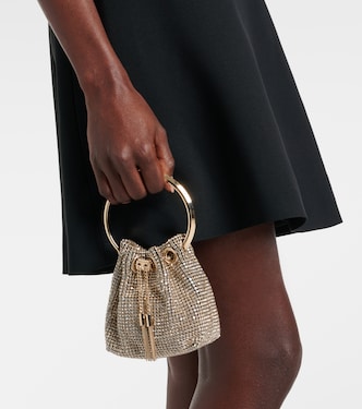 Secchiello Bon Bon Mini con cristalli | Jimmy Choo