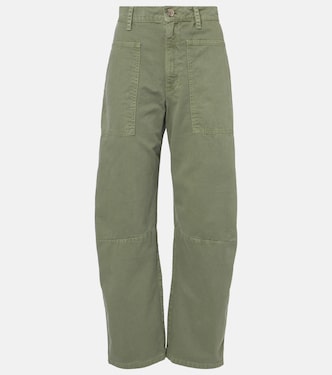 Weite Hose Brylie aus Baumwoll-Twill | Velvet