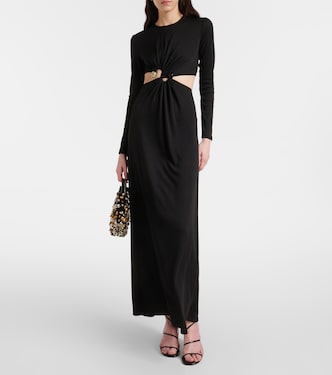 S-Buckle embellished maxi dress | Christopher Esber