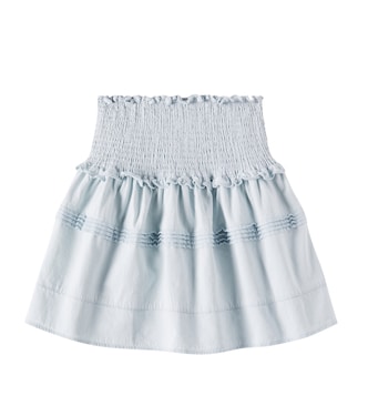 Rock aus Baumwoll-Chambray | Petite Amalie  