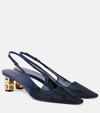 G Cube 4G mesh slingback pumps | Givenchy