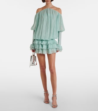 Minikleid aus Seidenchiffon | Blumarine