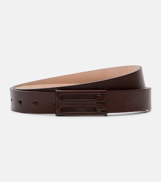 Logo leather belt  | Victoria Beckham