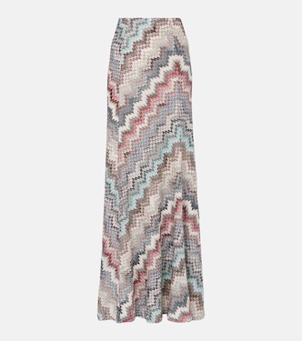Falda larga en zigzag | Missoni