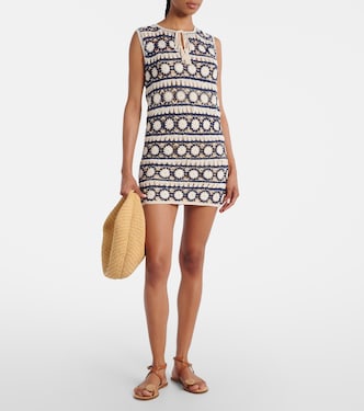 Crochet cotton minidress | Anna Kosturova
