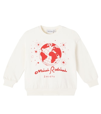 Society cotton sweatshirt | Mini Rodini