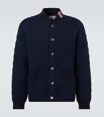 Quilted wool-blend jacket | Thom Browne