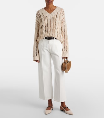 Pantaloni regular in cotone | Brunello Cucinelli