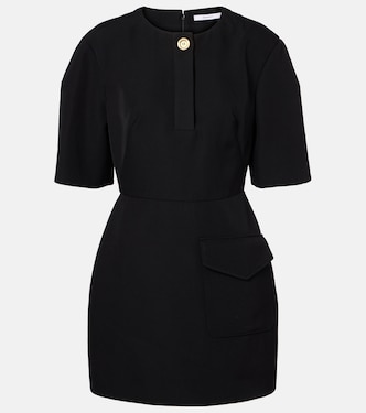 Wool grain de poudre minidress | Givenchy